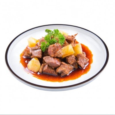 China Factory Normal Temperature Fast Food Potato Beef Brisket